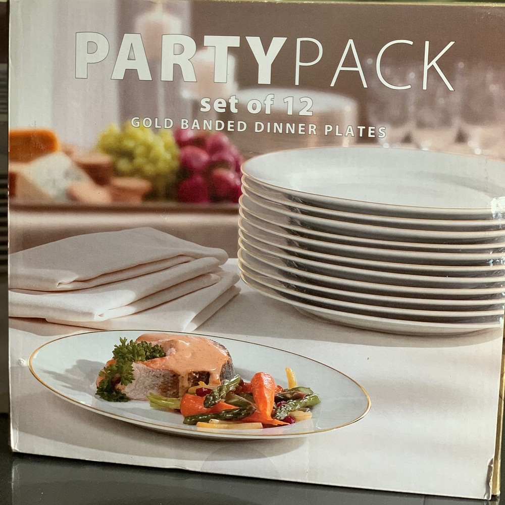 Dinner plates set of 24
